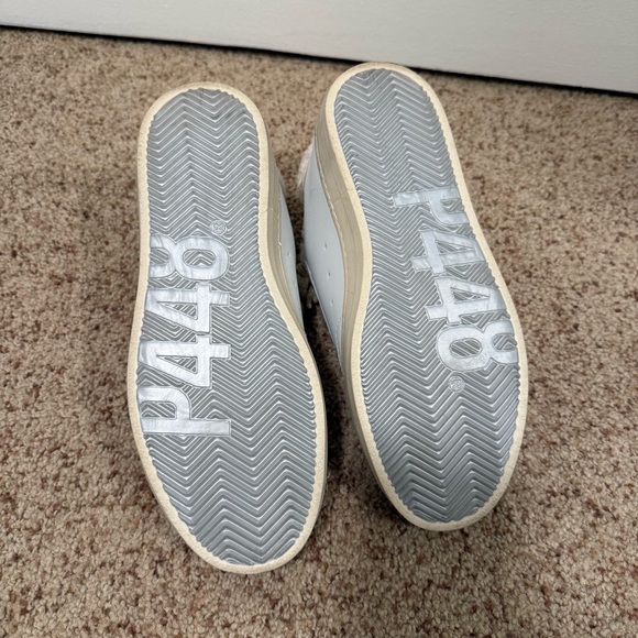 P448 White Sneakers with Sherpa - Picture 5 of 8